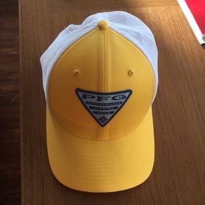 Yellow PFG Columbia Baseball Cap